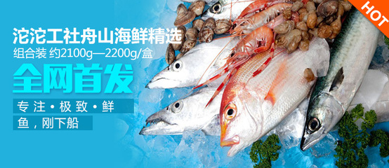 全網首發！沱沱工社舟山海鮮精選組合裝 極致鮮魚，剛下船直達餐桌